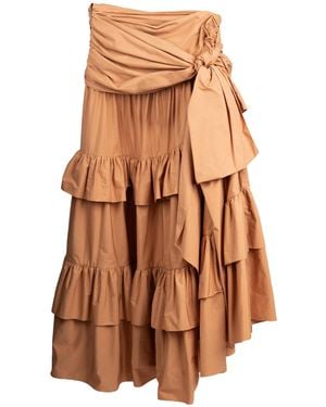 Chloé Ruffled Skirt - Brown