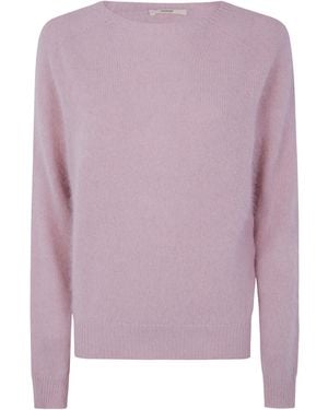 Nuur Crew Neck Sweater - Purple