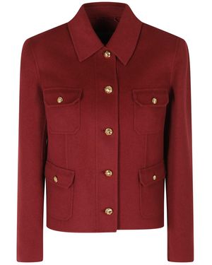 Max Mara Studio Mstvenere Boxy Pocket Jacket - Red