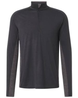 Sease Runner Virgin Wool Half-Zip Sweater - Blue