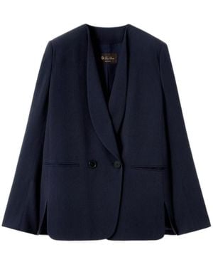Loro Piana Megeve Db Casual Jacket - Blue
