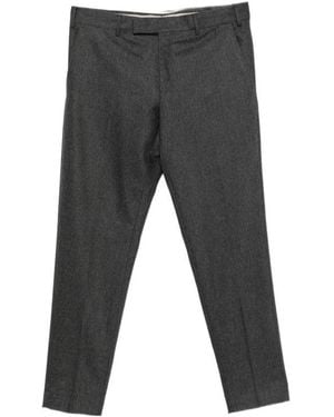 Pt Pantaloni Casual Trousers With Belt Loops - Grey