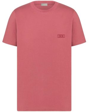 Dior Homme Icons Regular Fit T-Shirt - Pink