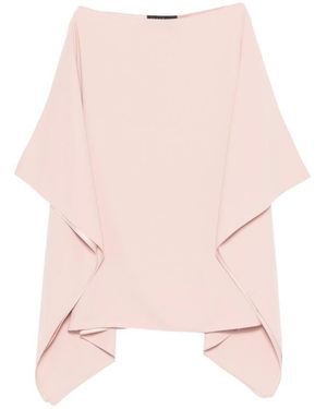 Gianluca Capannolo Eve Cape Top - Pink