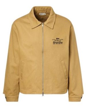 Bode Central Park Cotton Blouson Jacket - Natural