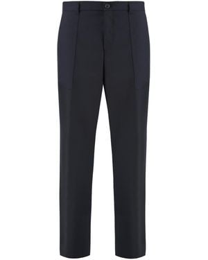 BOSS Boss Pleated Tailored Trousers - Blue