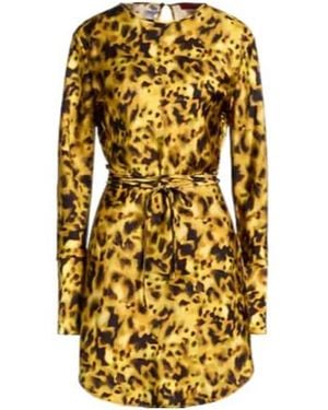 MAX&Co. Colourful Satin Dress - Yellow