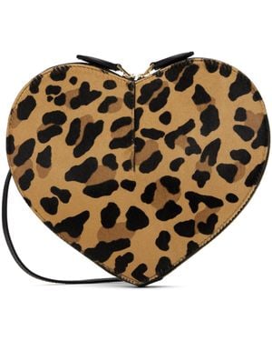 Alaïa Alaïa Le Coeur Heart Shaped Crossbody Bag - Metallic