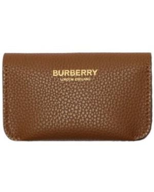 Burberry Leather Coin Case - Brown