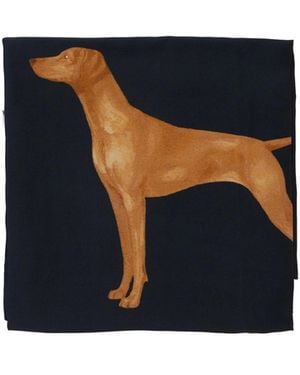 Ralph Lauren Lauren Dog Print Scarf - Blue