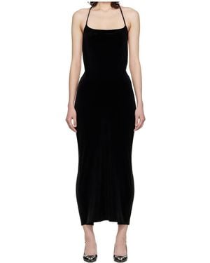 Vetements Installed Leggings Backless Dress - Black