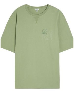Loewe Simple Cotton T-Shirt - Green