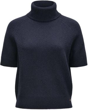 Anine Bing Jackson Cashmere Turtleneck Sweater - Blue