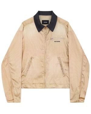 we11done Long-Sleeved Casual Jacket - Brown