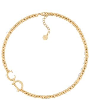 Dior Saddle Necklace - Metallic