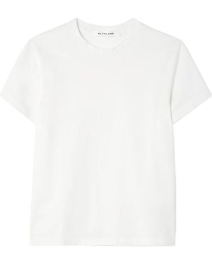 SLVRLAKE Denim Supima Crew Neck T-Shirt - White