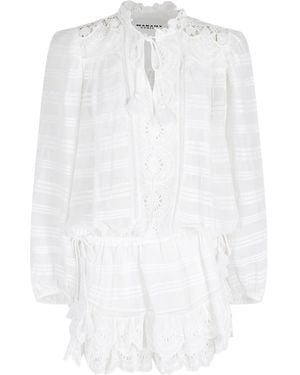 Isabel Marant Isabel Marant Étoile Preya Embroidered Mini Dress - White