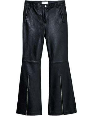 Stand Studio Belt Loop Biker Trousers - Blue