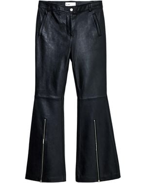 Stand Studio Belt Loop Biker Pants - Blue