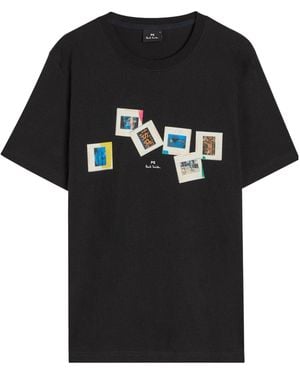 Paul Smith Cotton Short-Sleeve T-Shirt - Black