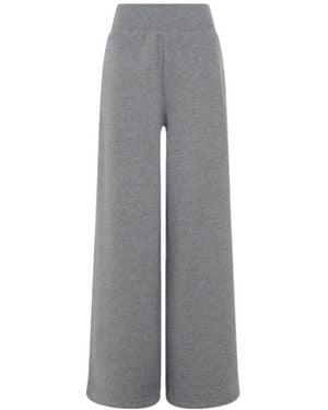 Repetto High-Waist Wide-Leg Track Pants - Gray