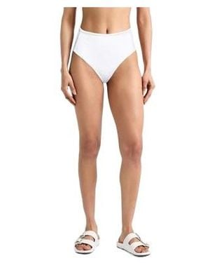 Max Mara Plain Color Bikini Bottoms - White