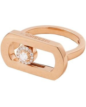Messika 18-Karat Rose Diamond Ring - Pink