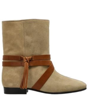 Isabel Marant Rejen Ankle Boots - Natural