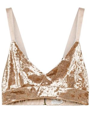 forte_forte Stretchy Chic Bralette - Natural