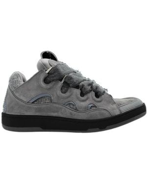 Lanvin Logo Sneakers - Gray