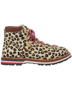 Moncler Blanche Short Boots - Brown