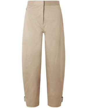 Proenza Schouler Twill Tapered Trousers - Natural