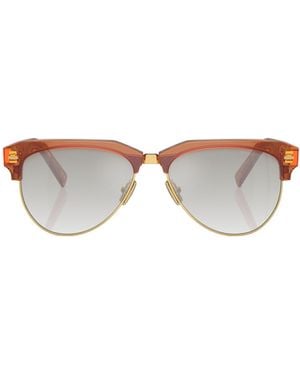 Miu Miu Eyewear Browline Sunglasses - White