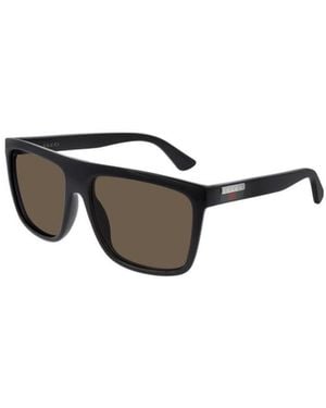 Gucci Eyewear Square Frame Sunglasses - Metallic