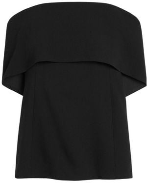 TOTEME Totême Off-Shoulder Top - Black