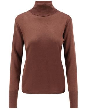 Aspesi Fine Knit Turtleneck Sweater - Brown