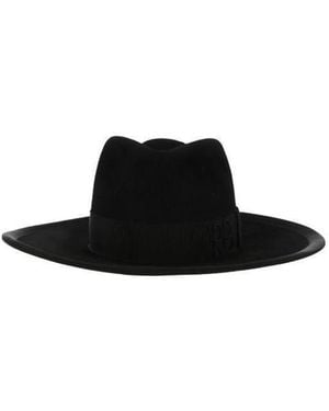 Ruslan Baginskiy Felt Wide-Brim Fedora - White