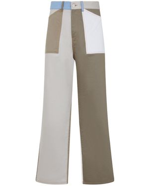Givenchy Relaxed Fit Denim Trousers - Grey