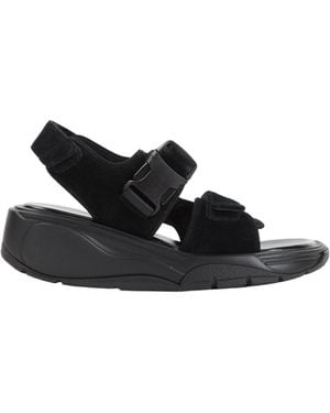 Phoebe Philo Platform Sports Sandals - Black