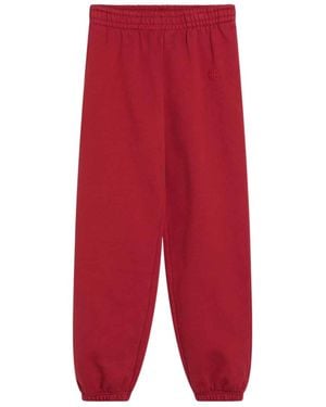 Anine Bing Elastic Waistband Joggers - Red