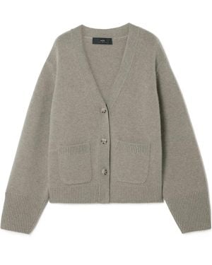 arch4 Janelle Patch-Pocket Button Cardigan - Gray