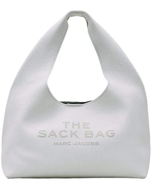 Marc Jacobs The Sack Leather Hobo Bag - Grey