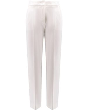 Max Mara Straight-Leg Casual Pants - White