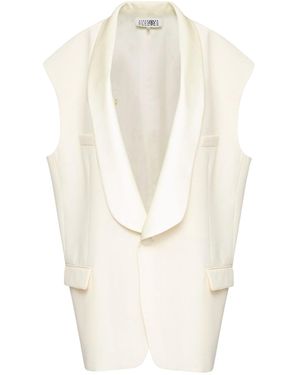 MM6 by Maison Margiela Sleeveless Gilet - White