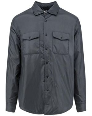 Aspesi Snap-Front Shirt Jacket - Blue