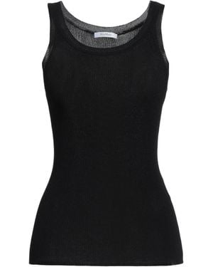 Max Mara Lightweight Knit Tops - Black