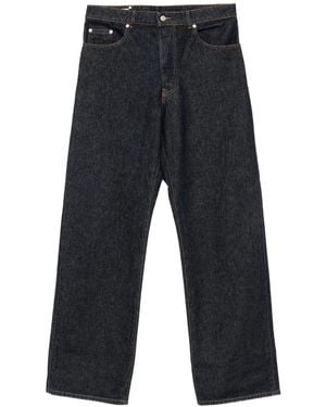Dries Van Noten Belt-Loop Jeans - Blue