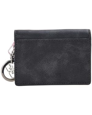 Ganni Flip-Open Card Holder - Black