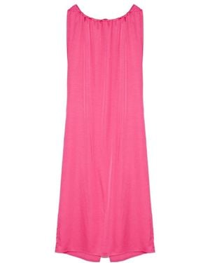 Yves Salomon Belted Maxi Dress - Pink