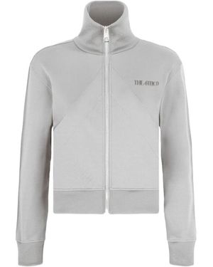 The Attico The Zipped Track Jacket - Gray